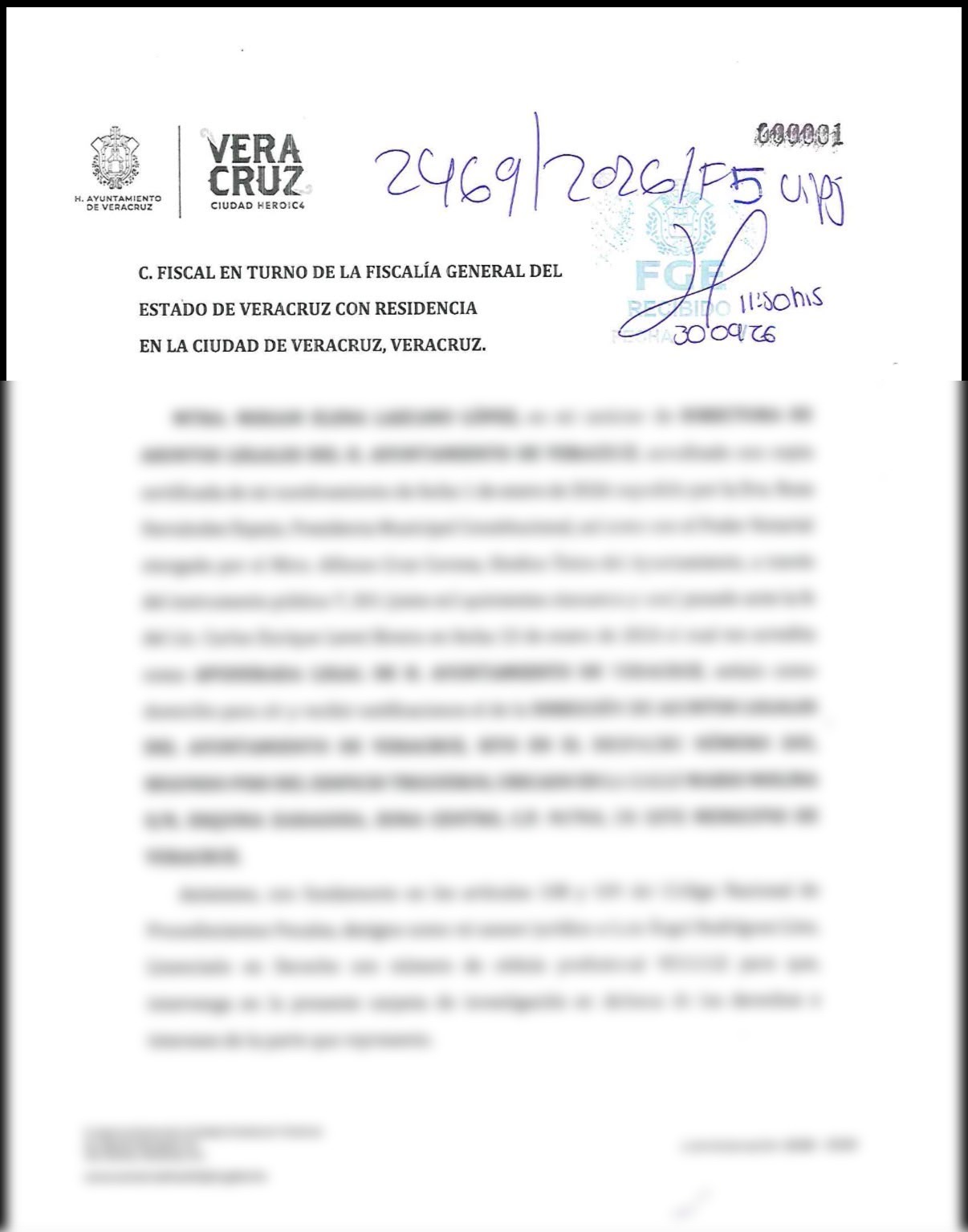 Ayuntamiento de Veracruz denuncia a Grupo MAS ante la Fiscalía General del Estado