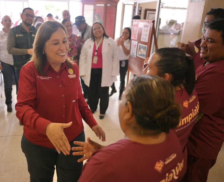 Nahle supervisa el Hospital de Isla y anuncia apoyos