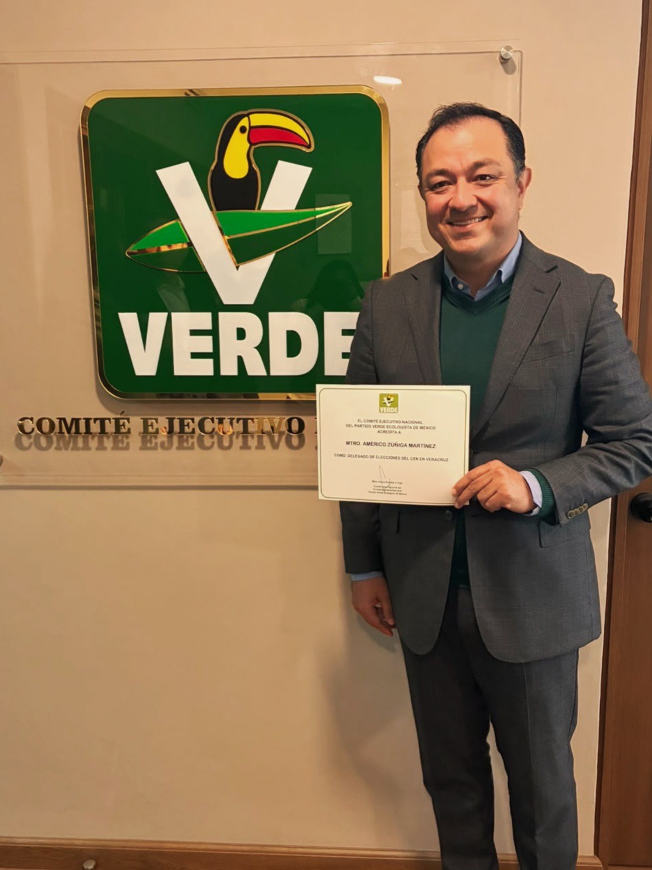 PVEM nombra a Américo Zúñiga delegado de Elecciones del CEN en Veracruz