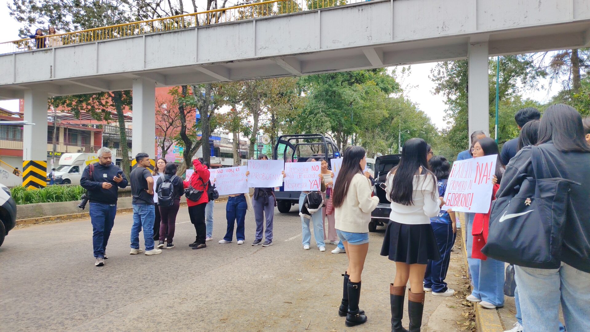 Normal Veracruzana: protestan por cuota de 2 mil 500 pesos