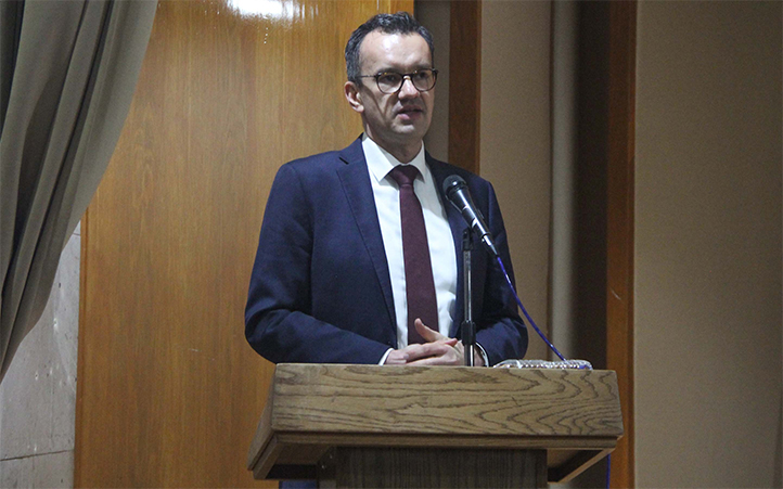 Conferencia sobre la relación entre la Unión Europea y México en el Museo de Antropología de Xalapa