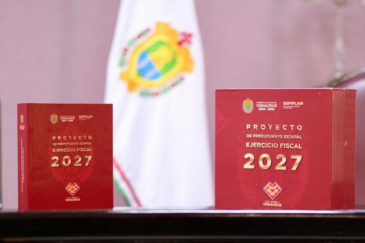 Recibe Congreso de Veracruz el Presupuesto de Egresos 2027