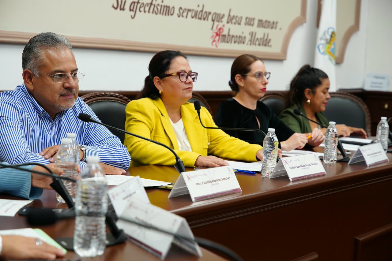 Daniela Griego Ceballos durante la toma de protesta de nuevos integrantes del Sistema Municipal de Igualdad