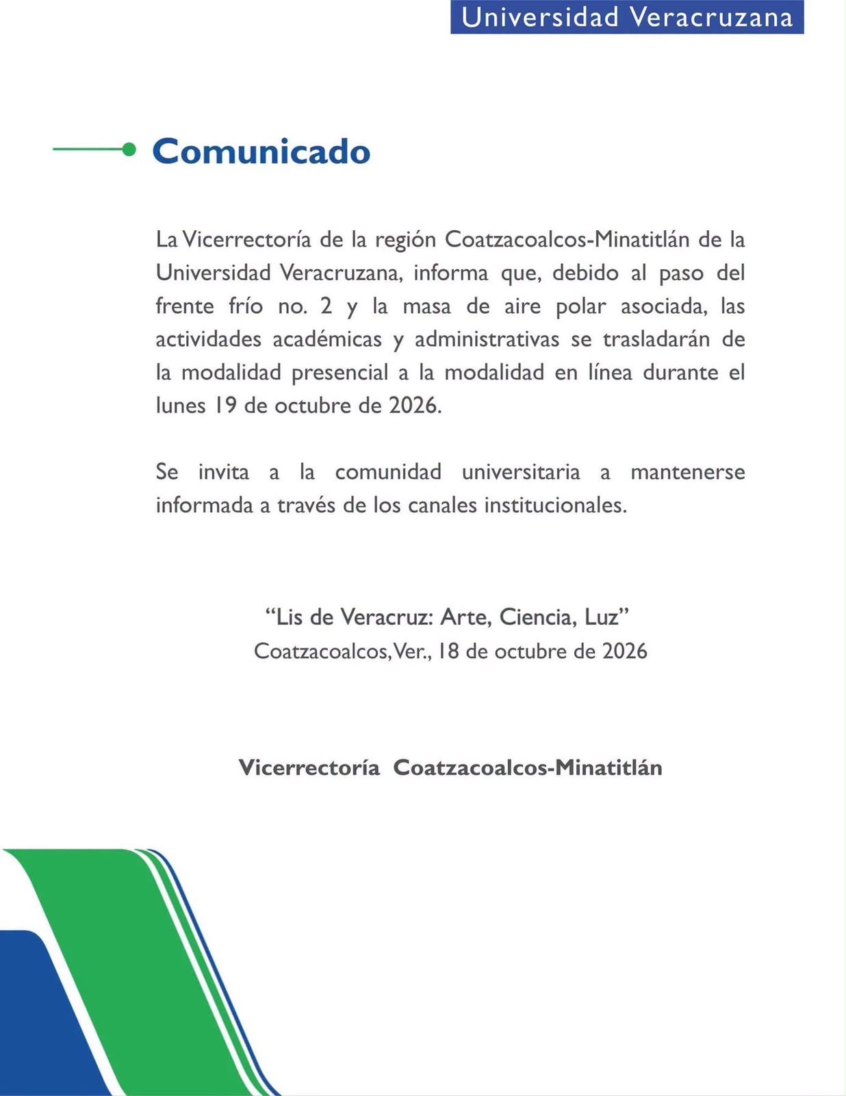Suspenden clases en 28 municipios del sur de Veracruz por lluvias