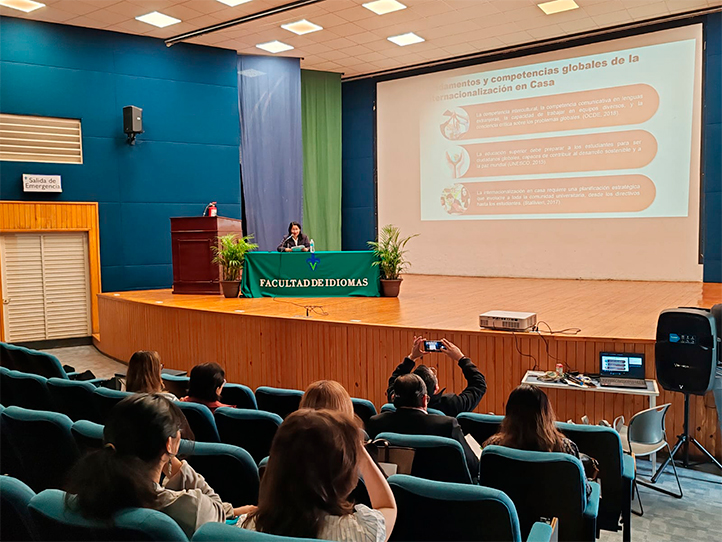 Conferencia sobre internacionalización en la Universidad Veracruzana