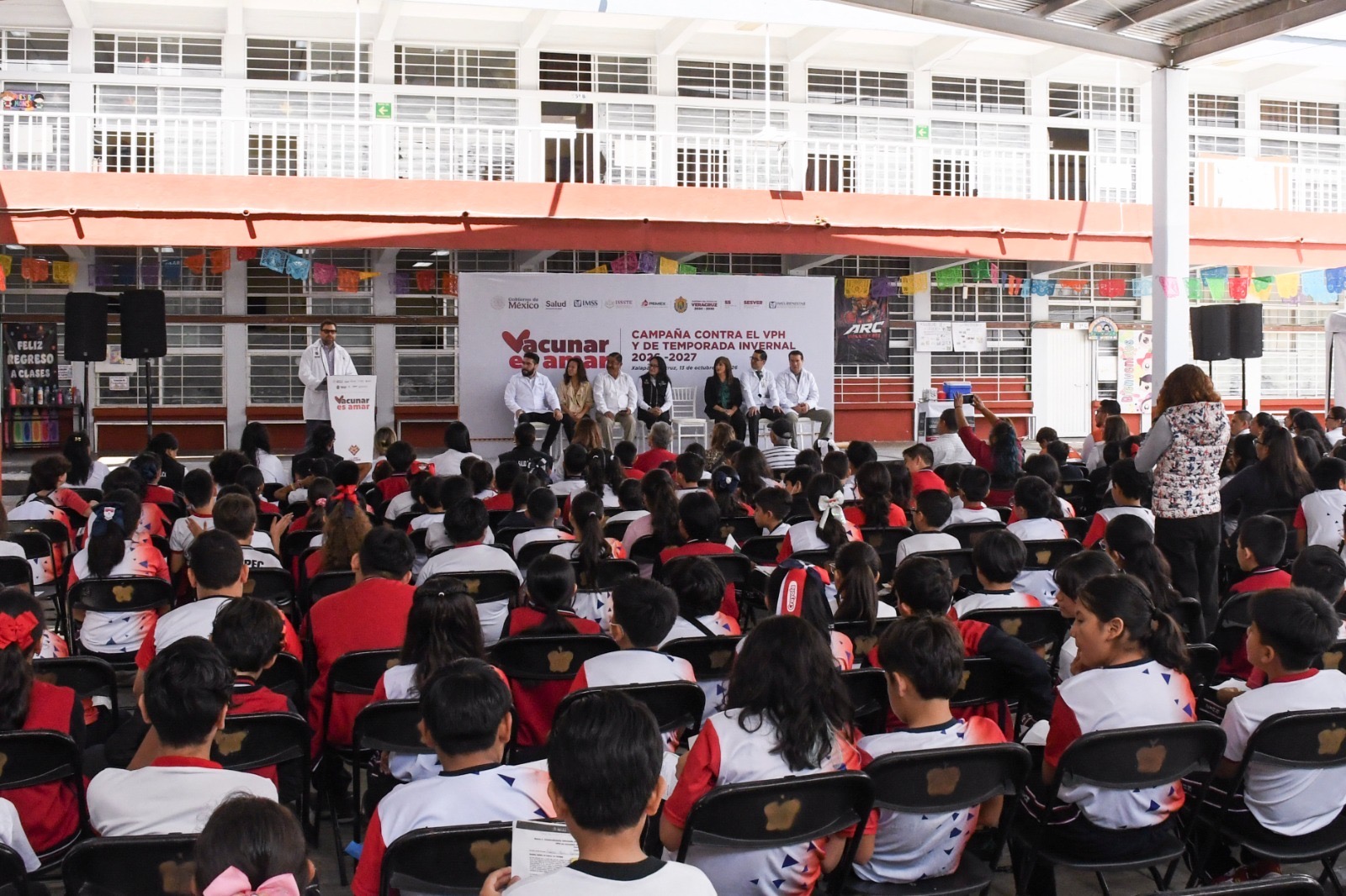 Arrancan campañas de vacunación contra VPH y temporada invernal en Veracruz